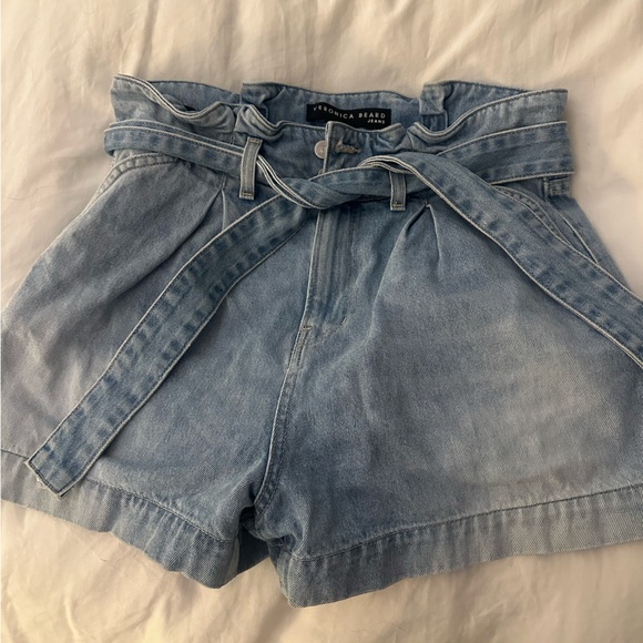 VERONICA BEARD Nori Paperbag Denim Shorts - Picture 2 of 7
